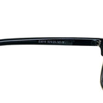 Polarized Half Frame Horn Rimmed Sunglasses Black Unisex Deep Eddy Vodka New
