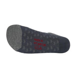 2x NWT MADE HERE Spangle No Show Grey Cotton Socks Unisex Sz S/M Made in USA