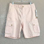 Lauren Ralph Lauren Women's Peach Bermuda Cargo Shorts 8 Cotton 6 Pockets NWT