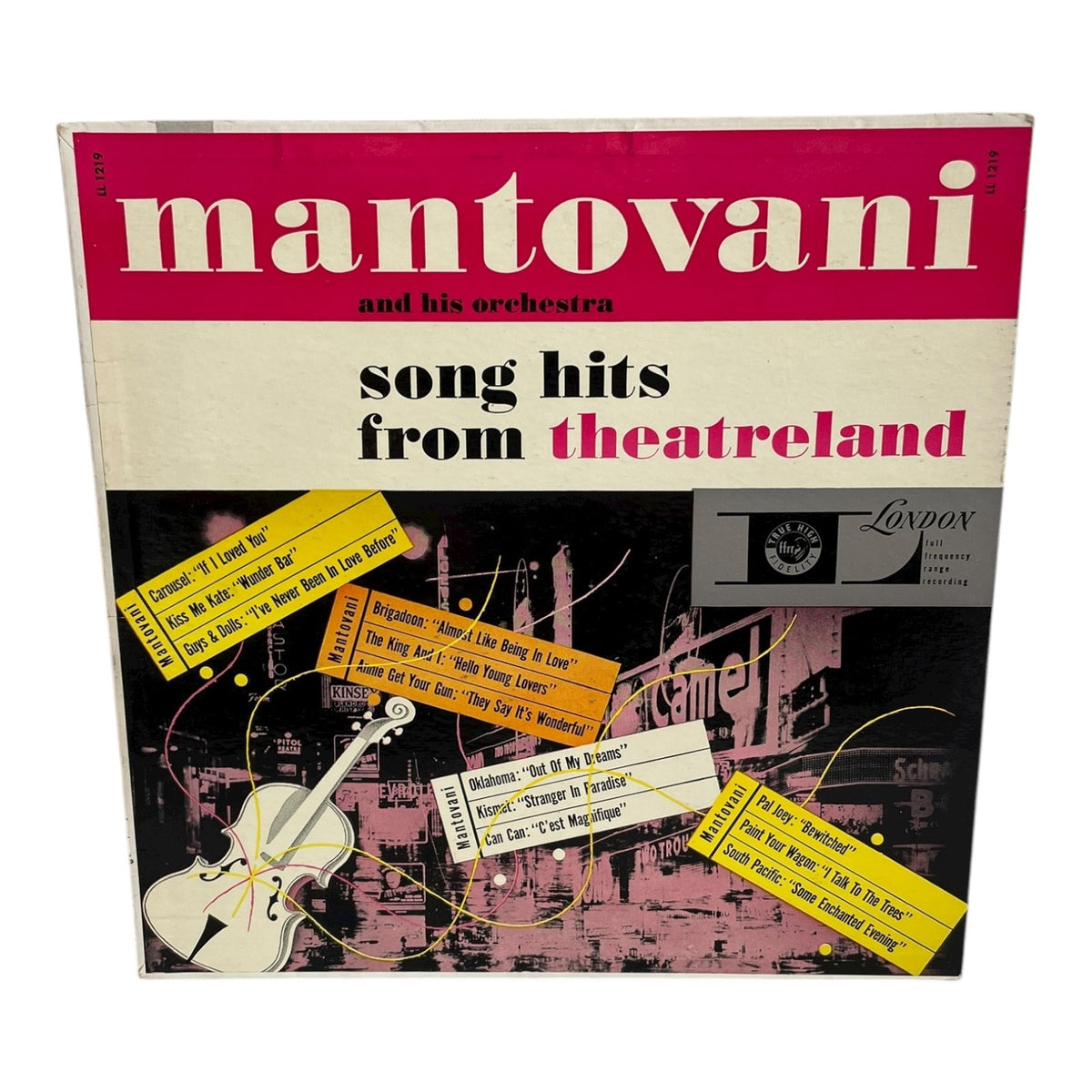 Mantovani And His Orchestra – Song Hits From Theatreland 1955 NM