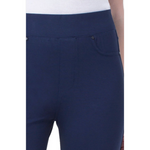 Liverpool Sienna Pull-On Leggings 4/27 Cadet Blue High-Rise Compression NWT