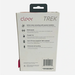 Cleer Trek Active Noise Canceling In-Ear Headphones Red 12mm Driver NIB