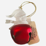 Jingle Buddies Red Clear Frost Bell Ornament New Buffalo Xmas Collectible NWT