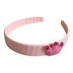 Pink Fancy Rhinestone Crown Headband Hair Band Accessory Handmade NWOT