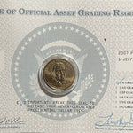 2007 JEFFERSON Presidential $1 Coin GoldPlated Uncirculated Collectible Coin NIB