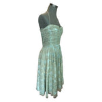 Adrianna Papell Mint Strapless Embroidered Tulle Gown Size 10 Prom Dress NWOT