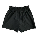 Apana Women's Black High Waist Athletic Shorts M Elastic 4.5" Inseam Pockets VG