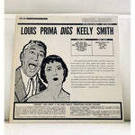 LP Louis Prima Digs Keely Smith Vinyl Record