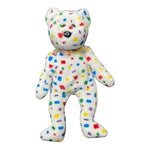 TY Beanie Baby 2K Bear 1999 Multicolored Confetti Plush Stuffed Toy Retired Rare