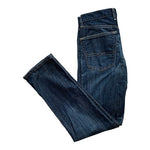 Lucky Brand 121 Heritage Slim Fit Handcrafted Jeans 29x31 Dark Blue Straight VG