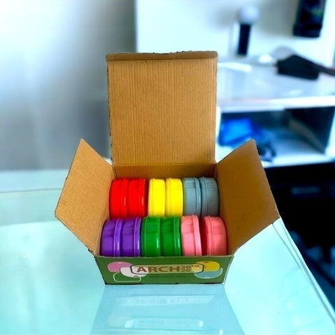 Plasdent High Gloss Ortho Retainer Box Multicolored Set of 12 New Orthodontic