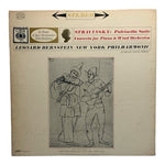 LP Leonard Bernstein, The New York Philharmonic Orchestra  - Pulcinella Suite