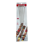 Good Cook Stainless Steel Grilling Skewers Set of 4 BBQ Kabob 12" Veggies Meat