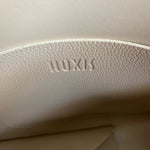 Hoxis Women’s Minimalist Vegan Leather Tote Handbag with Wallet Beige NWOT