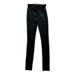 SPANX Up & Coming Black Velvet Slimming Pull-On Leggings Womens Sz Small EXC