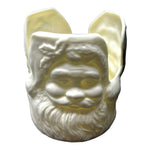 Ceramic Ron Gordon Santa Figurine Candle Holder Christmas Holiday Decor
