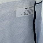 J McLaughlin Logo Tote Bag 21"x12" Blue White Plastic Beach Shopping Shopper VG