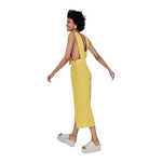 ZARA Gold Ruffled Jumpsuit XS/S Sleeveless Cropped Linen Cotton Zip Side VG