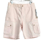 Lauren Ralph Lauren Women's Peach Bermuda Cargo Shorts 8 Cotton 6 Pockets NWT