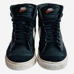 Nike Blazer Mid 77 Black Leather High Top Sneakers Mens 5.5 Lace Up Trainers