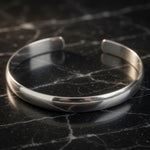 Vintage Sterling Silver Cuff Bracelet 925 Polished Finish Unisex One Size NWOT