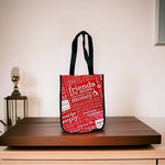 LULULEMON Red Black White Shopper Shoulder Bag Reusable Tote Gym Bag