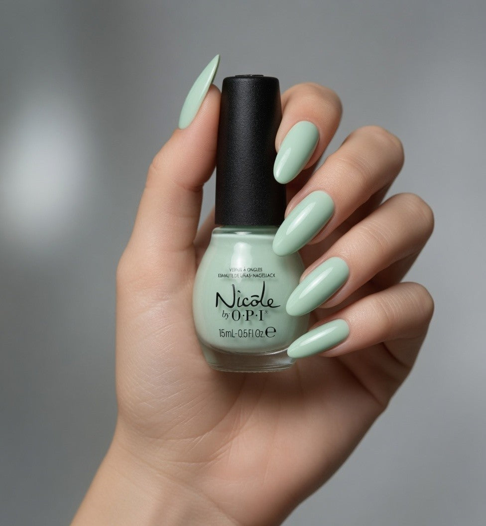 Rare NICOLE by OPI Nail Polish Hint of Mint Nail Top Nail Color New