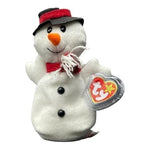 TY Beanie Baby Snowman Family Set 3pc Snowball Snowgirl Jingle Beanies NWT 2001