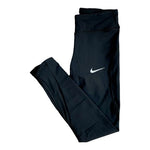Nike Dri-FIT Running Leggings Compression Black White Womens XS