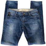Oxbow Men’s Slim Fit Jeans Denim Blue Embroidered Pockets Size 28 VG