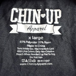 CHIN UP Apparel Womens Tank Top XL Black White NO REGRETS JUST RESULTS Workout