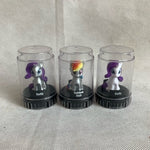 Good2Grow Podz My Little Pony Fluttershy Figures 3" Lot of 3 Hasbro Juice Topper