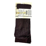 Jaclyn Smith Vintage Brown Textured Trouser Socks Plus Size NWT 1990s Rare