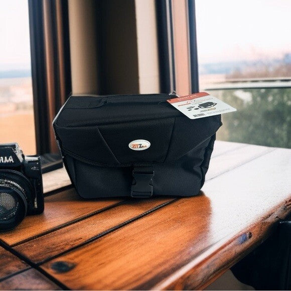 ZITZTECH Large Black Camera Gadget Bag DSLR Lens Equipment Holder NWT