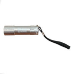 Bright Way 9 LED Silver Aluminum Flashlight Biotech CEO Summit Pocket Torch NWOT