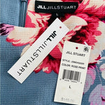 JILL Jill Stuart Floral Bell Sleeve Ruffled Sheath Dress Size L NWT