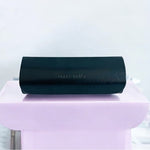 ELLEN TRACY Hard Shell Sunglasses Case Black 6" Hinged Eyeglass Box VG