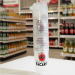 Bacardi Rum Bat Logo Promotional Plastic Party Cups Set of 25 New