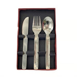 Vintage Stelton Dumbo Kids Silverware Set Stainless Steel Denmark 3pc Boxed New
