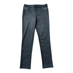 DKNY JEANS Dark Gray Stretch Pull On Pants Women M 30" Inseam Mid Rise Fitted G+
