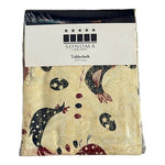 Vintage Sonoma Lifestyle Roosters Square Tablecloth 52"x52" Yellow Blue Red NWT