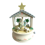 Enesco Precious Moments O Come Let Us Adore Him Nativity Revolving Musical 62449