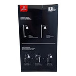 Globe Electric Leclair Dark Bronze Lantern Wall Light 12" Glass Shade NIB