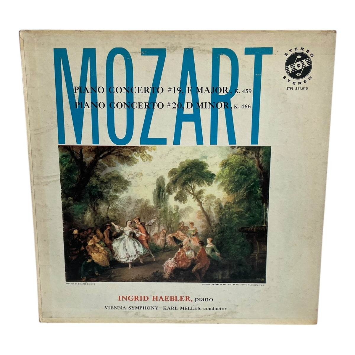 Mozart Piano Concertos 19 & 20 Ingrid Haebler Vienna Symphony VOX 1958 Stereo