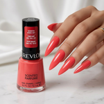 REVLON 305 Sublime Strawberry Scented Nail Enamel Nail Polish Nail Top New