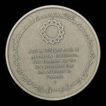 Franklin Mint History of Colonial America Pewter Medal Fort Dummer Vintage VG