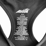 Avia Women's Black Seamless Racerback Sports Bra S Padded Cooling Stretch NWT