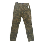 Gap Curvy Mid Rise Camouflage Cotton Skinny Jeans Womens Size 8 Green NWT