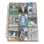 Baseball Trading Cards Lot of 18 Mixed Players Teams Very Good Protective Sleeve