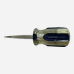 Vintage 8702 U.S.A. Stubby Slotted Flat Head Screwdriver Acetate Handle 3.5" VG